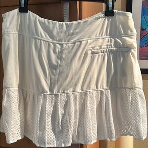Under Armour Ivory Skirt with Mesh Accents